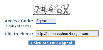Get a breakdown of your potential backlink with the Link Appeal tool 